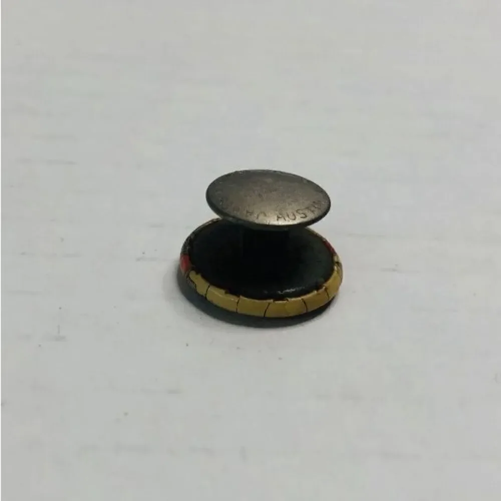 c1890‎ KNIGHTS OF THE MACCABEES KOTM insert metal lapel pin fraternal original